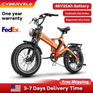 20” Fat Tire 2000W Foldable e-Bike