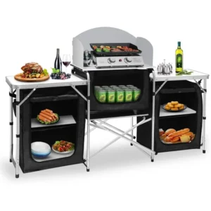 Outdoor Camping Foldable Kitchen Table